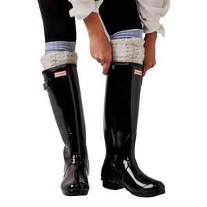 Hunter Women’s Wellies Rain Boots Color: Black Gloss size: 10